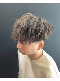 金メッシュ×ツイストスパイラル