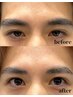 【メンズ眉】眉毛パーマ+眉毛パーマ(WAX・眉カット込) ¥4950