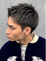 ノイセルヘアー(Noisyle Men's hair) リバースセンターパート/ニュアンスパーマ/ダウンバング/MEN'S