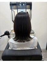 レト 梅田店(LETO)&nbsp;くびれボブ×グレージュ