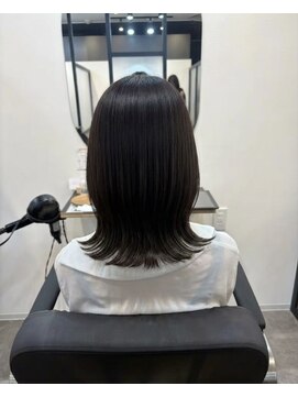 レト 梅田店(LETO) くびれボブ×グレージュ