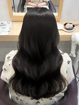 レンテ 千葉(LENTE)&nbsp;【暗髪なのに透明感】重たく見えない艶カラー×韓国ロング