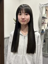 ラパンセ ブラン(LA PENSEE BRUN)&nbsp;ぱつっとロングヘア