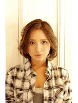 アーツ 新宿(arts) マーメイドカラー×甘辛エアリーボブ♪　30代40代50代