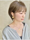 抜け感バング&ハンサムショート