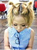 ★ 可愛らしい♪『つのクォーターハーフヘアー』( *´艸`) ★