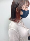 インナーカラー×ブラッドオレンジ