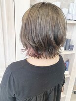 キャアリー(Caary)&nbsp;福山市美容室Caary くすみカラー インナーピンク