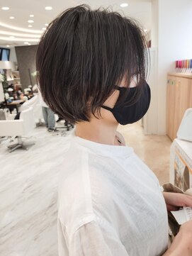 コーゾーギンザ 上野御徒町店(KOZO GINZA) 20代30代40代/黒髪丸みエアリーショートヘア