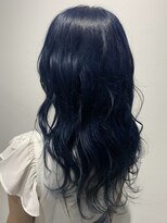 アース 青葉台店(HAIR&MAKE EARTH) 波ウェーブ×ブルーブラック