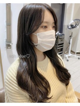 プラグ バイ ネオリーブ(plug by neolive) くびれヘア☆ブルーアッシュ【tomoka】