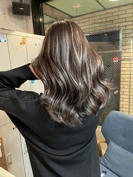 ラフ(LAFF) #黒髪#ボブルフ#ネビージュ#小顔#ワンレン