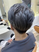 クオリス 上板橋店(QUALIS) グレイシルバーツーブロ刈り上げマッシュ【ダブルカラー】
