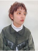 大人フェミニンウェーブマッシュショート
