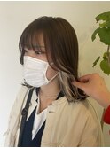 デザインカラーアースカラー/くびれヘア/似合わせカット