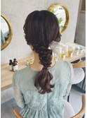お呼ばれヘアセット