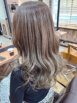 オーブ ヘアー リリー 博多2号店(AUBE HAIR lily)&nbsp;ミルクティーベージュグラデーションカラー！