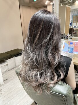 フェリア 渋谷(Feria) 【Feria  渋谷】コントラストバレイヤージュ☆渡邉悟