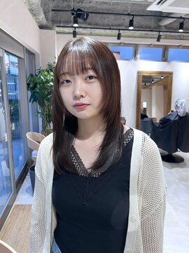 アドア 横浜(ADORE) 【ADORE横浜】フェイスレイヤー×髪質改善ストレートパーマ