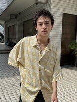 ヒュージ 三軒茶屋(huge)&nbsp;ニュアンスパーマ/眉毛カット/スパイキーショート