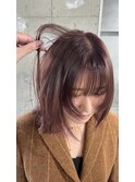 【MIYA】くすみカラーとレイヤーボブ