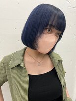 ジルスタジオ(JILL STUDIO)&nbsp;JILL STUDIO ボブ/ストレート/ネイビーベージュ