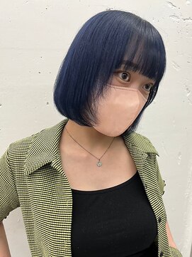 ジルスタジオ(JILL STUDIO) JILL STUDIO ボブ/ストレート/ネイビーベージュ