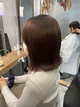 スイート ヘアデザイン(Suite HAIR DESIGN) 透け感春夏インナーカラー☆ピンクベージュくすみカラー！
