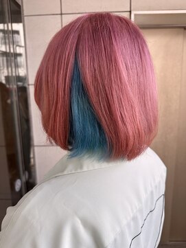 ミラシィ 稲毛(Mirashy) 《2トーンカラカラー》×《インナーカラー》