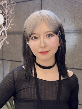 ゼスト フィーノ(ZEST fino) ブリーチ2回で出来る！ホワイトルーツカラー/黒染め履歴でも可！