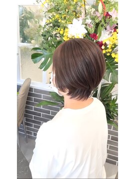 スマイルスイッチ 大島(Smile.Switch) アッシュブラウン×ショートウルフ