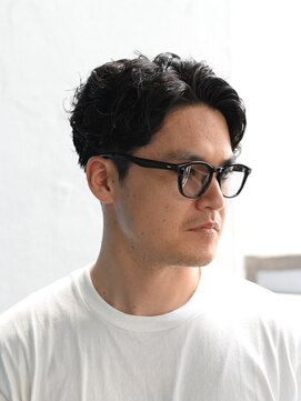 スレイ 西宮(SLAY) 波巻きハイライトアップバングツーブロックマッシュ