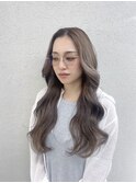 シークレットハイライト/ミルクティーベージュ/艶髪デザイン