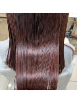 アッシュ 北千住店(Ash) 髪質改善ピンクブラウンカラー