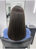 透明感グレージュ×髪質改善カラートリートメント