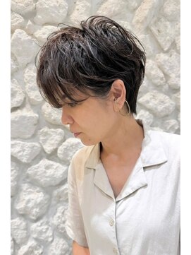 モアナ バイ ヘッドライト 川口店(Moana by HEADLIGHT) Moana【川口】#ハンサムショート#大人ショート#20代30代40代50代