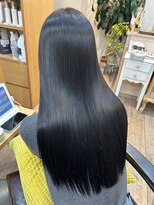 プシュケ(PSYCHE)&nbsp;黒髪暗髪滑らかストレート美シルエットロング20代30代