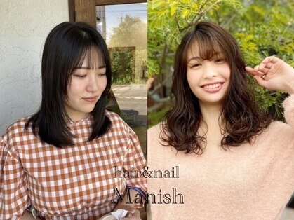 ヘアーアンドネイル マニッシュ(hair&nail Manish)の写真