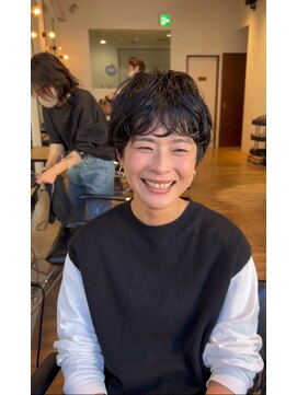 ホヌン 茅ヶ崎(Honnun) ショート×パーマ×レイヤー×ボブ×20代×30代×40代/茅ヶ崎