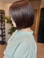 コンフィー(comfy)&nbsp;【mimura】ぱつっとボブ　ストレートボブ　縮毛矯正　草加　谷塚