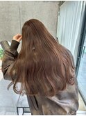 乾かすだけでキマる髪/馴染むハイトーンライトブラウン