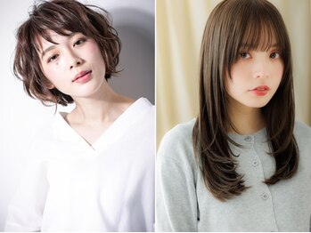 カバーヘア ブリス 大宮西口(COVER HAIR bliss)の写真/大宮駅西口30秒/1ミリ単位の毛先調整で似合うショート&ボブが叶う/旬の顔周りレイヤーカット◎/朝9:30～OK