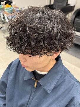 フィフス 栄(fifth) 名古屋栄シャドウパーマルーズパーマ大きめカール韓国ヘアメンズ