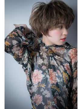 モッズヘア 越谷(mod's hair) □アースカラー大人ハイライトマッシュパーマル415越谷20代30代