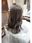 【ROOM】韓国風ゆるふわかきあげロングレイヤー　