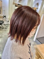 メロウ(mellow)&nbsp;軽めボブ☆レッドブラウン