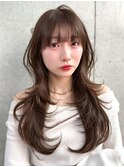 韓国顔周り/バタフライカット/ワンホンレイヤー/立川
