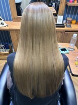 ミッツスタイル 福島(MIITS STYLE)&nbsp;美髪再整ストレート×ハイトーンベージュ