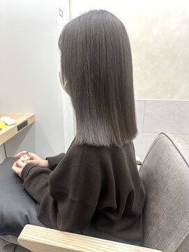 フレームプラス 天王寺あべの店(FRAME+) ブリーチなしWカラーグレージュ