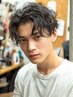【メンズ最先端スタイル】 ツイストスパイラルパーマ+カット ￥13970→￥11176